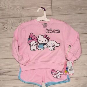 Hello Kitty Pink and Blue Kids 2 piece Set